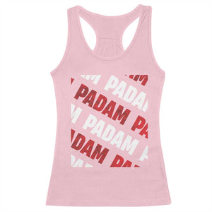 Pride Month Racerback Tank Top Padam Padam Heartbeat LGBTQ TS10 Light Pink Print Your Wear