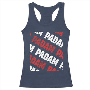 Pride Month Racerback Tank Top Padam Padam Heartbeat LGBTQ TS10 Navy Print Your Wear