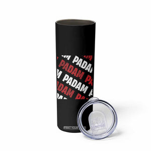 Pride Month Skinny Tumbler Padam Padam Heartbeat LGBTQ TS10 Print Your Wear