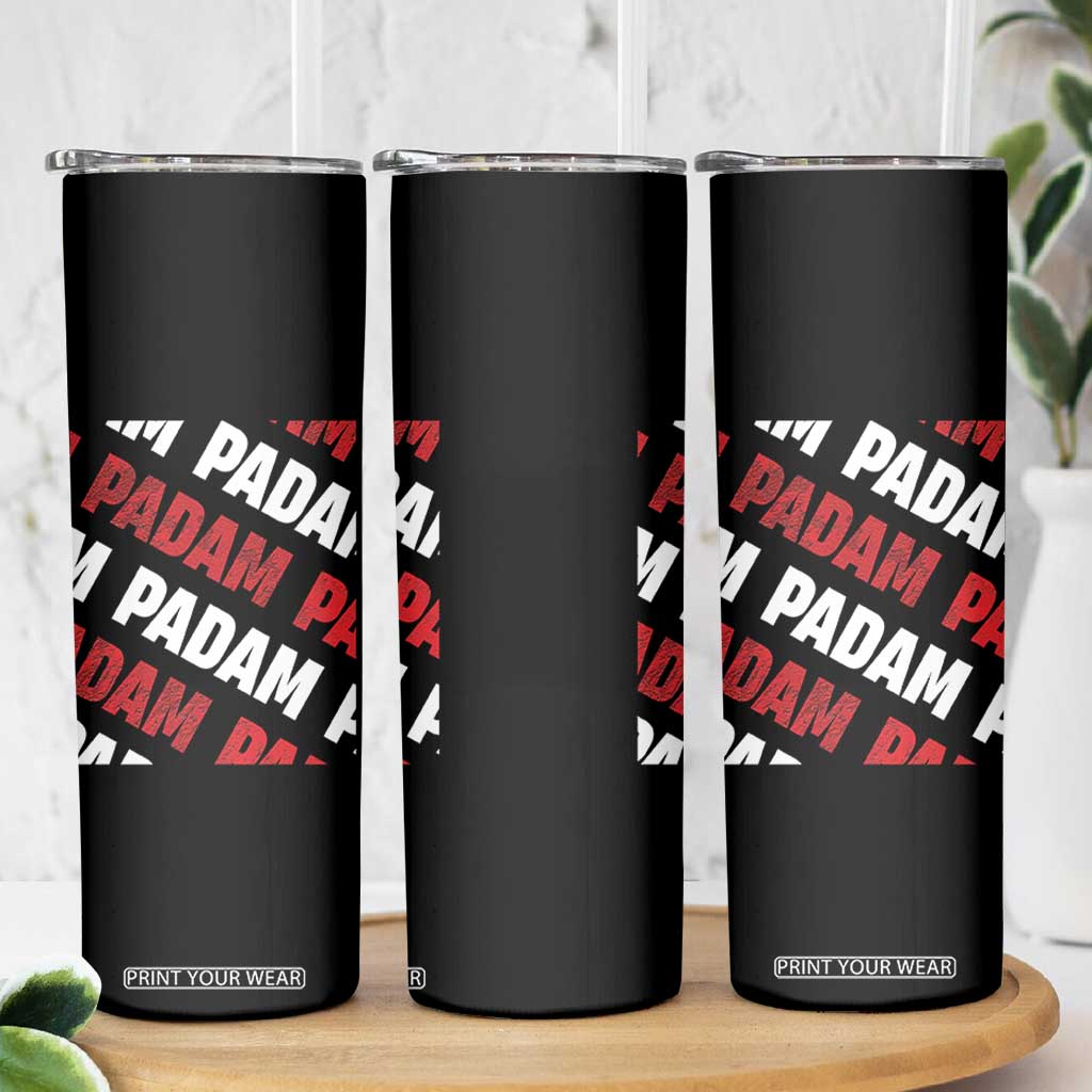 Pride Month Skinny Tumbler Padam Padam Heartbeat LGBTQ TS10 Print Your Wear
