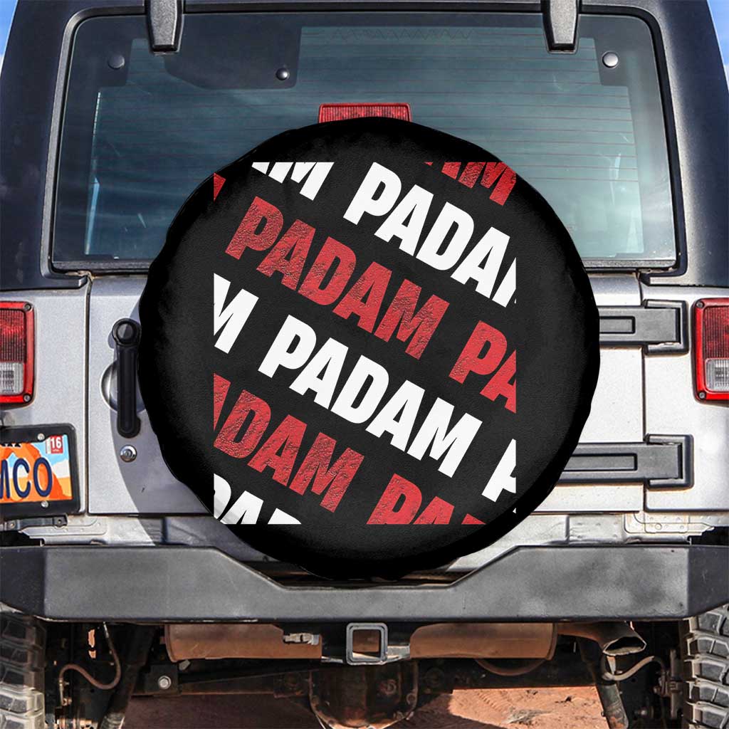 Pride Month Spare Tire Cover Padam Padam Heartbeat LGBTQ TS10 No hole Black Print Your Wear