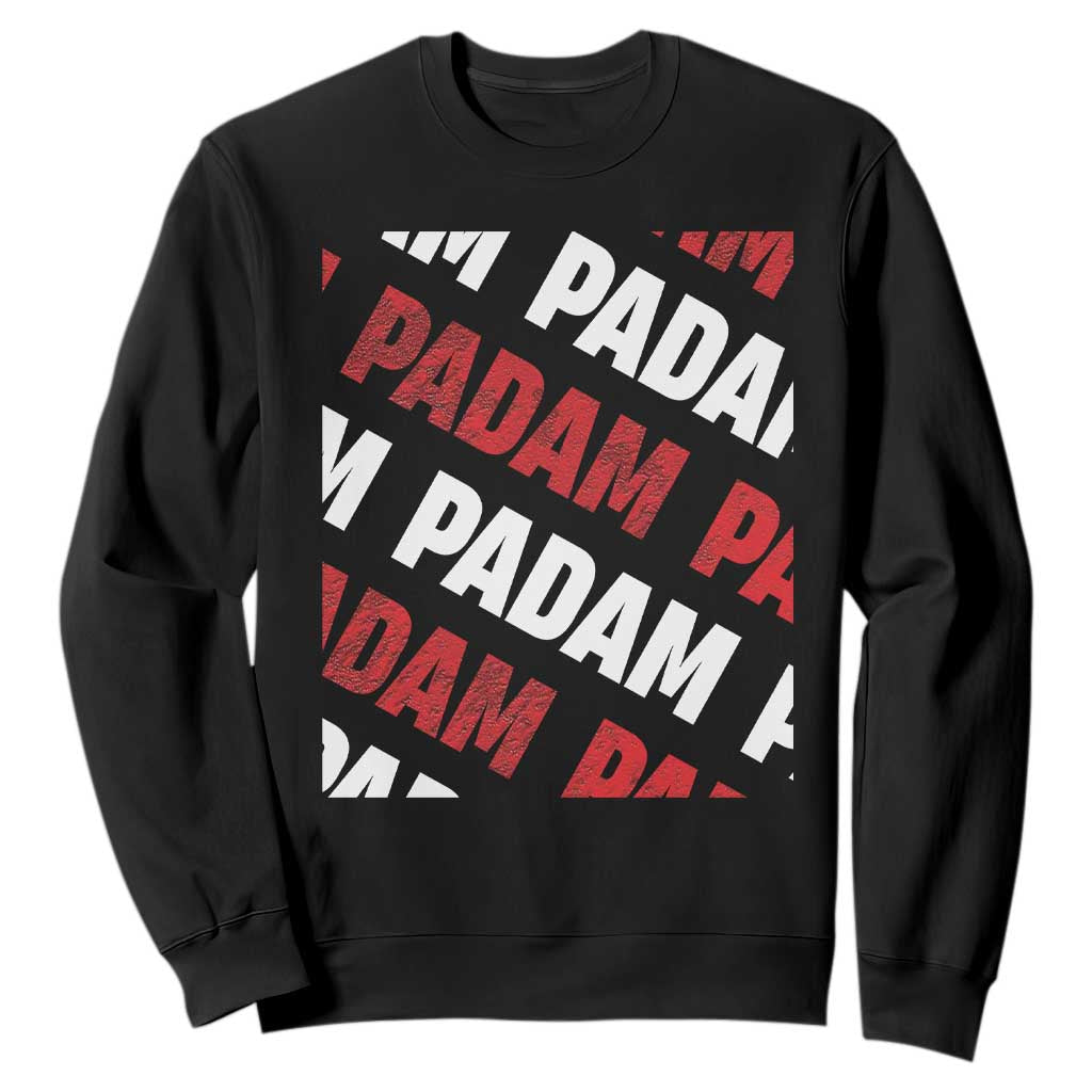 Pride Month Sweatshirt Padam Padam Heartbeat LGBTQ TS10 Black Print Your Wear