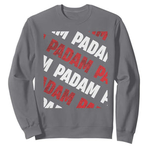 Pride Month Sweatshirt Padam Padam Heartbeat LGBTQ TS10 Charcoal Print Your Wear