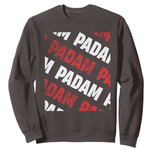 Pride Month Sweatshirt Padam Padam Heartbeat LGBTQ TS10 Dark Chocolate Print Your Wear