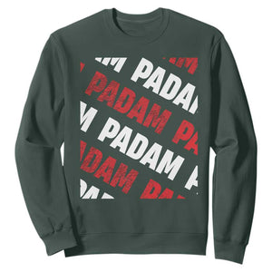 Pride Month Sweatshirt Padam Padam Heartbeat LGBTQ TS10 Dark Forest Green Print Your Wear