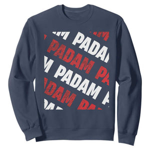 Pride Month Sweatshirt Padam Padam Heartbeat LGBTQ TS10 Navy Print Your Wear