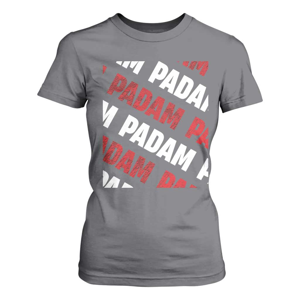 Pride Month T Shirt For Women Padam Padam Heartbeat LGBTQ TS10 Charcoal Print Your Wear