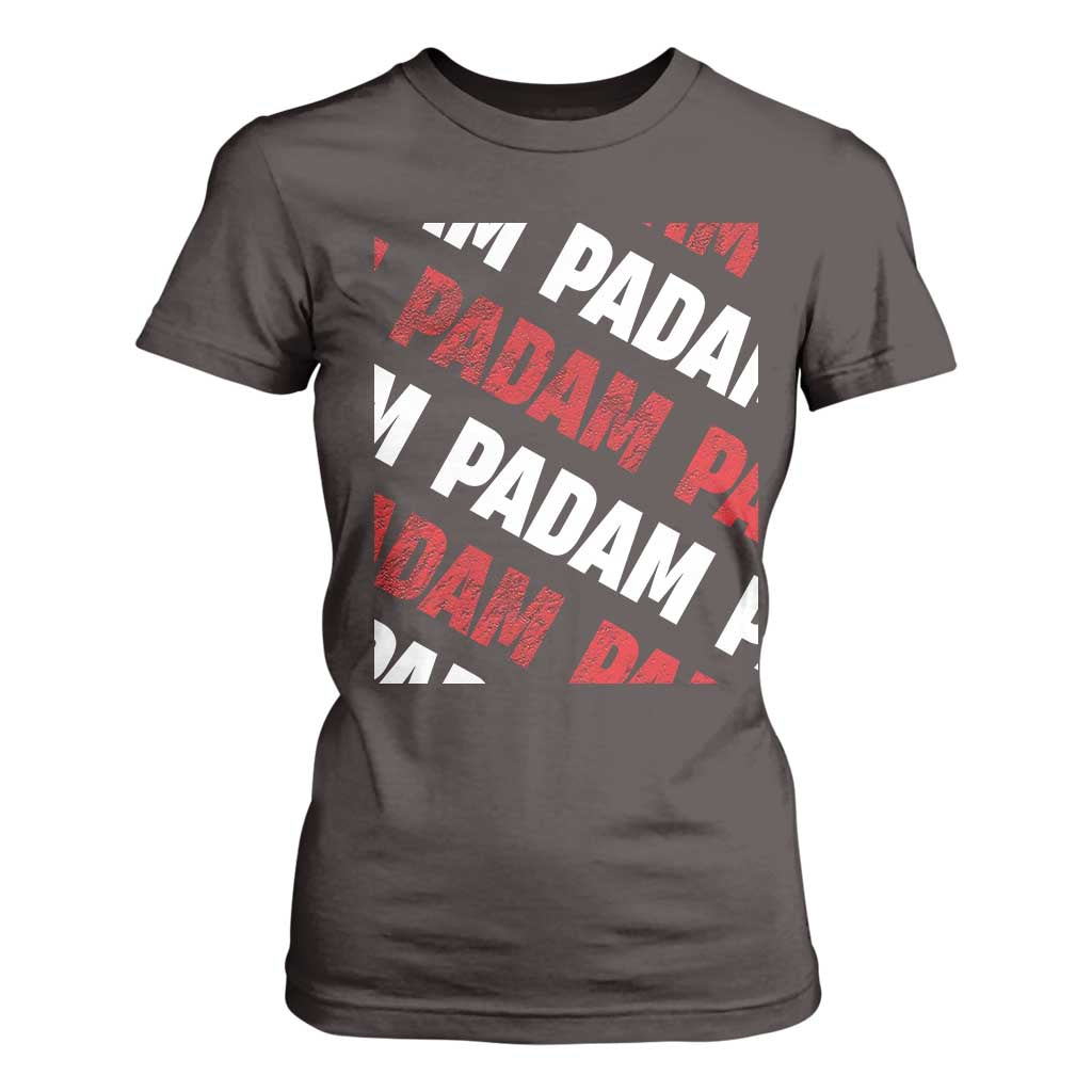 Pride Month T Shirt For Women Padam Padam Heartbeat LGBTQ TS10 Dark Chocolate Print Your Wear