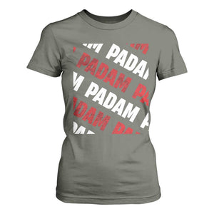 Pride Month T Shirt For Women Padam Padam Heartbeat LGBTQ TS10 Military Green Print Your Wear
