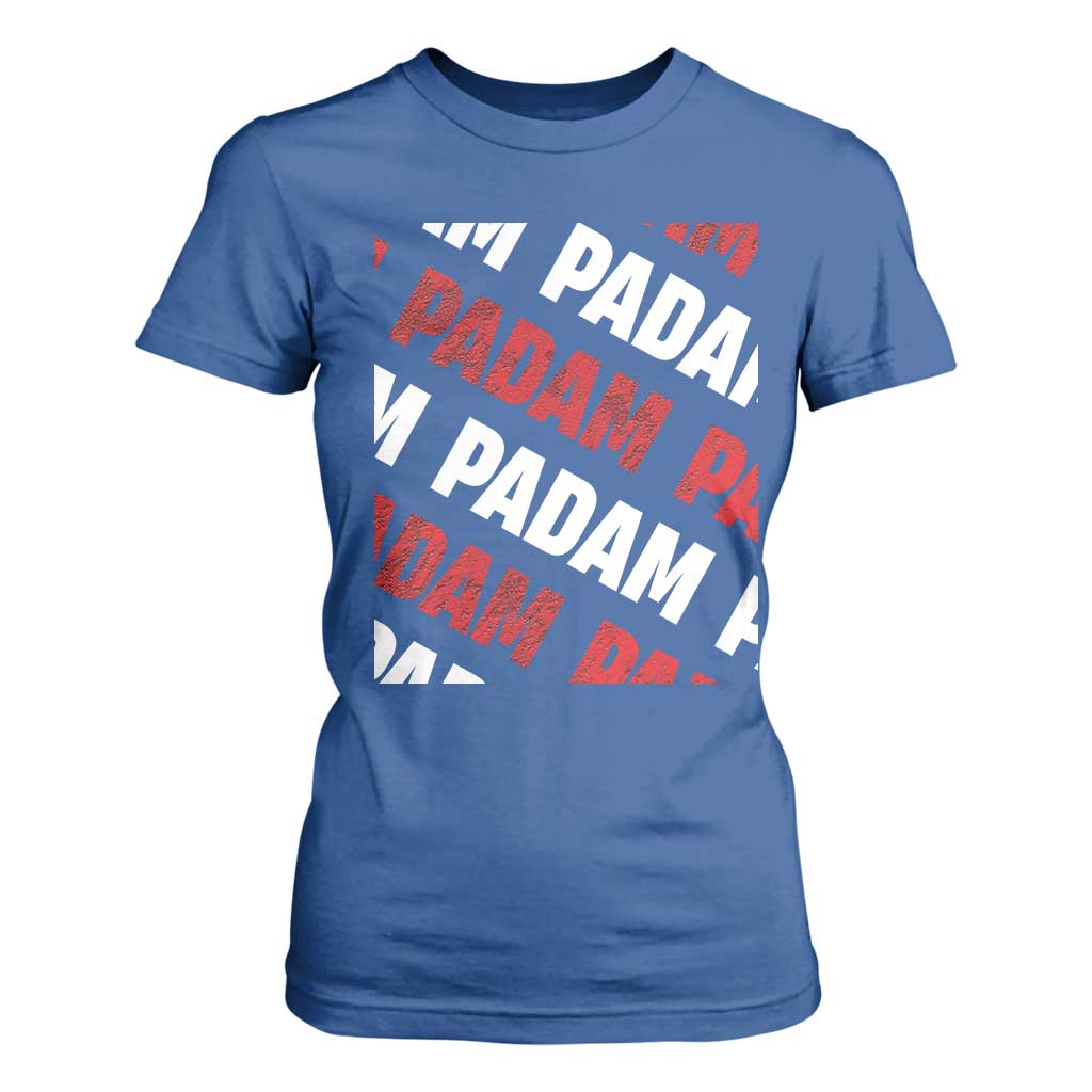 Pride Month T Shirt For Women Padam Padam Heartbeat LGBTQ TS10 Royal Blue Print Your Wear
