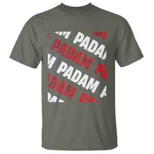 Pride Month T Shirt Padam Padam Heartbeat LGBTQ TS10 Military Green Print Your Wear