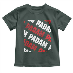Pride Month Toddler T Shirt Padam Padam Heartbeat LGBTQ TS10 Dark Forest Green Print Your Wear