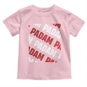Pride Month Toddler T Shirt Padam Padam Heartbeat LGBTQ TS10 Light Pink Print Your Wear
