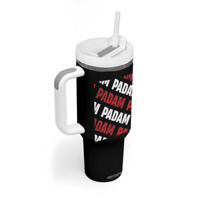 Pride Month Tumbler With Handle Padam Padam Heartbeat LGBTQ TS10 Print Your Wear
