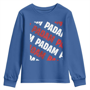 Pride Month Youth Sweatshirt Padam Padam Heartbeat LGBTQ TS10 Royal Blue Print Your Wear