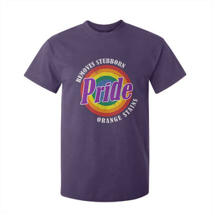 Pride Removes Stubborn Orange Stains T Shirt For Kid Pride Month LGBTQ TS10 Purple Print Your Wear