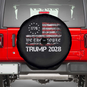 Pro Trump 2028 Spare Tire Cover America US Flag Retro Vintage TS10 Black Print Your Wear