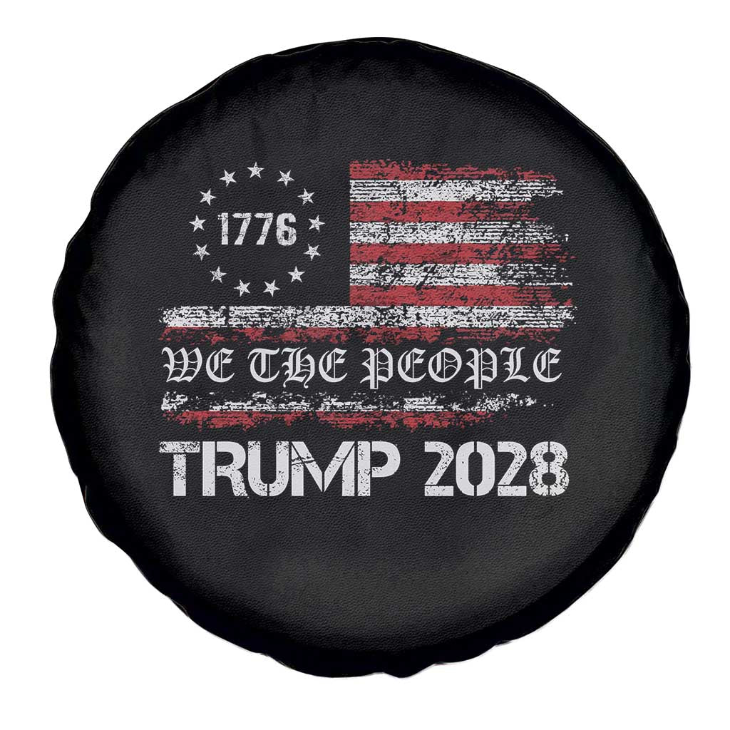 Pro Trump 2028 Spare Tire Cover America US Flag Retro Vintage TS10 Print Your Wear