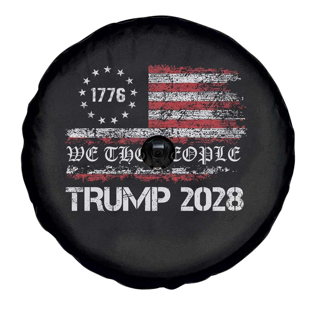 Pro Trump 2028 Spare Tire Cover America US Flag Retro Vintage TS10 Print Your Wear