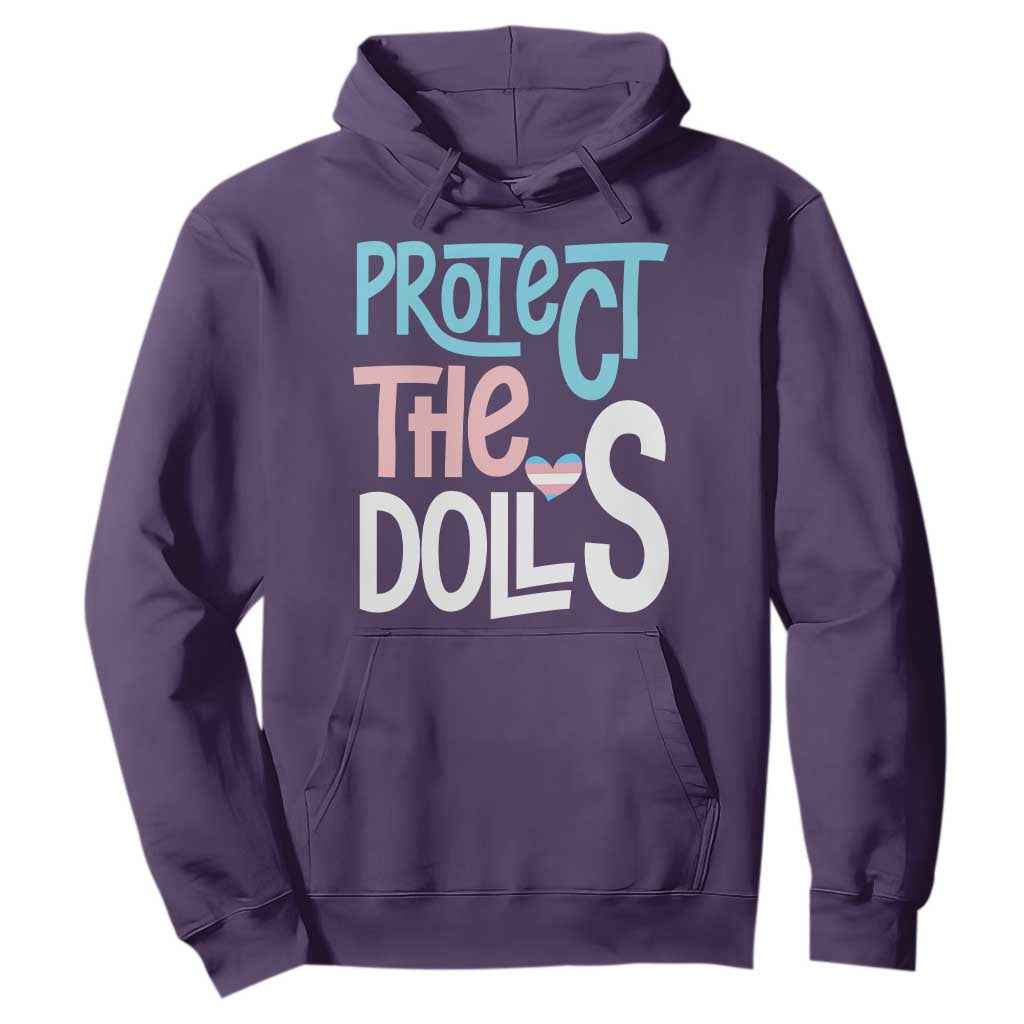 Protect The Dolls Hoodie Transgender Trans Pride Social Justice TS10 Purple Print Your Wear