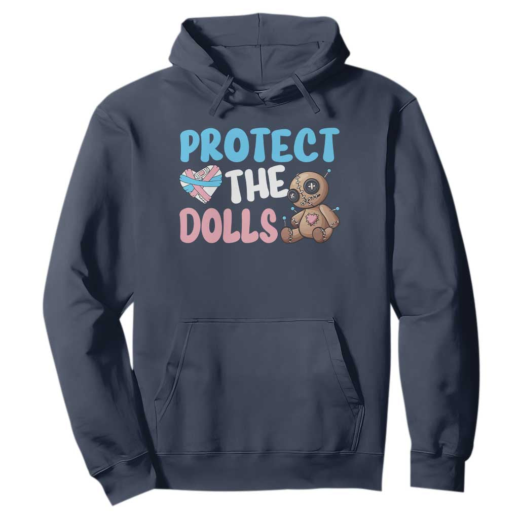 Protect The Dolls Hoodie Transgender Trans Pride TS10 Navy Print Your Wear