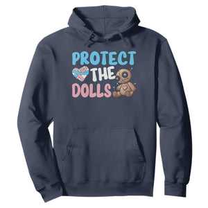Protect The Dolls Hoodie Transgender Trans Pride TS10 Navy Print Your Wear