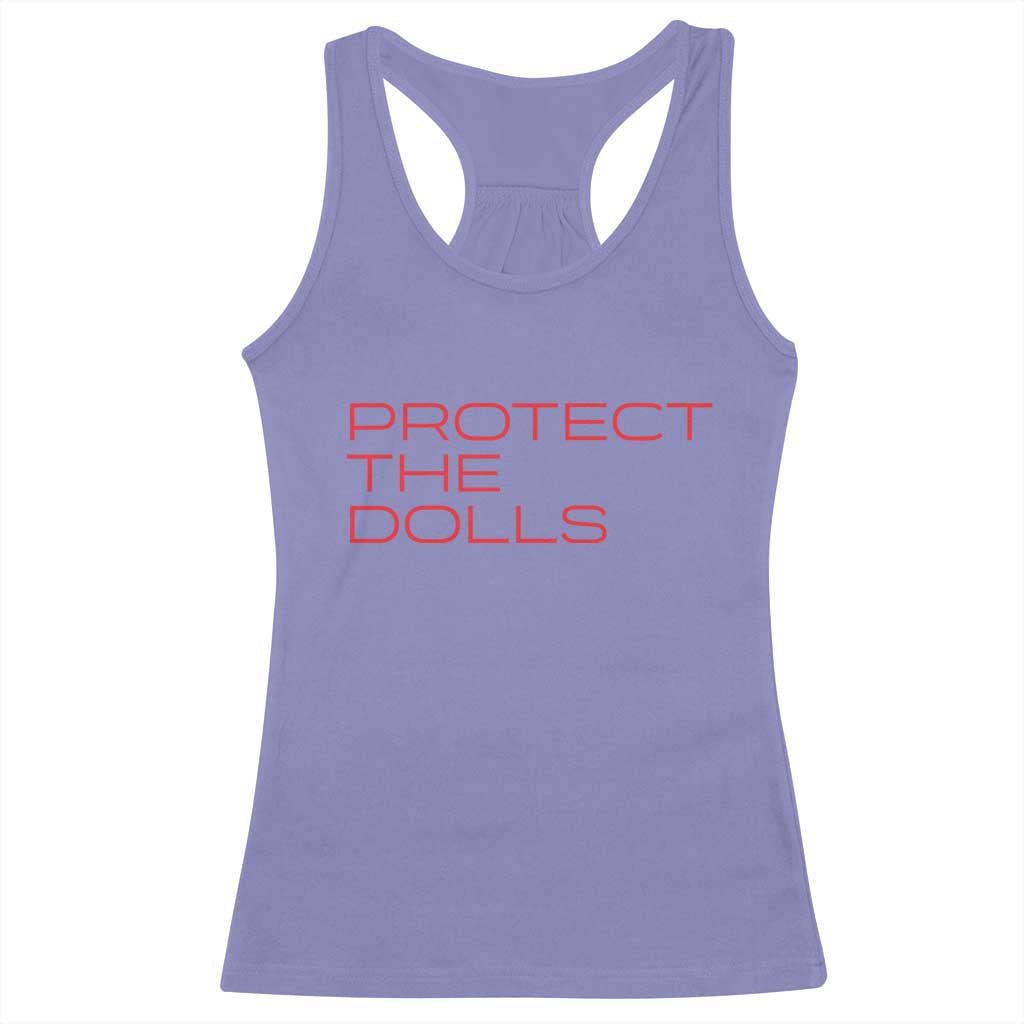 Protect The Dolls Racerback Tank Top Pride Month TS10 Violet Print Your Wear