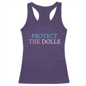 Protect The Dolls Racerback Tank Top Trans Women Pride Month TS11 Purple Print Your Wear