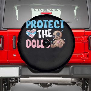 Protect The Dolls Spare Tire Cover Transgender Trans Pride TS10 Black Print Your Wear