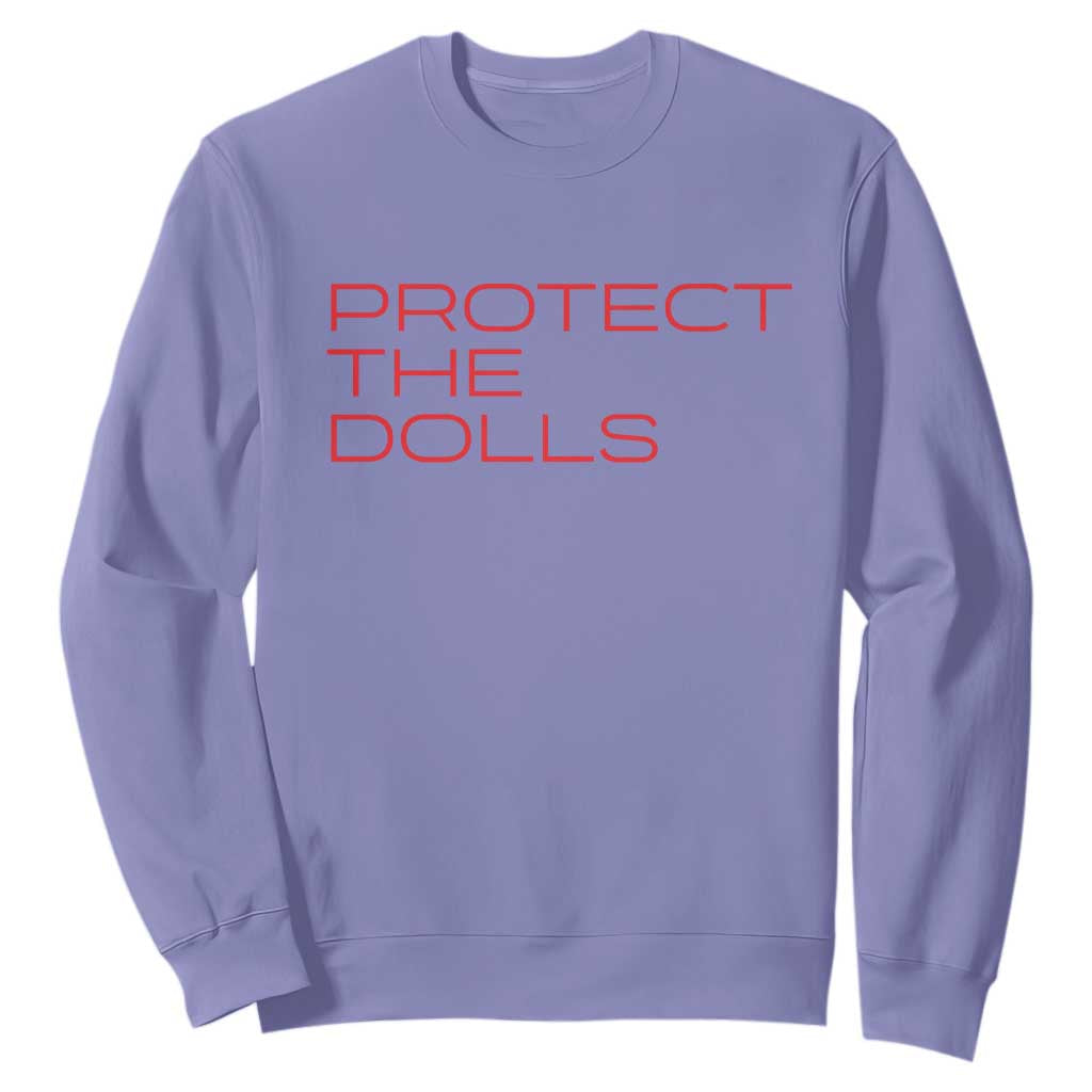 Protect The Dolls Sweatshirt Pride Month TS10 Violet Print Your Wear