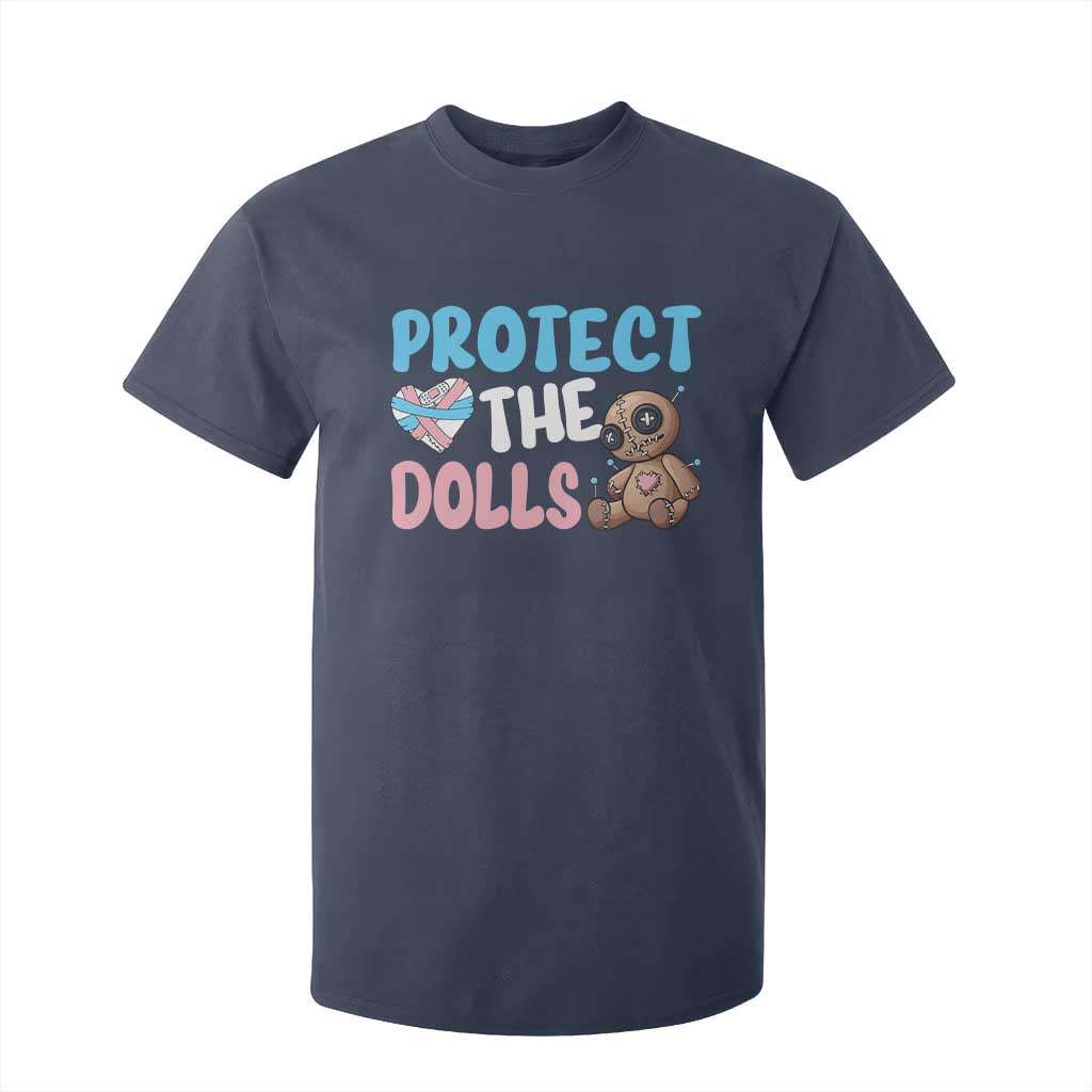 Protect The Dolls T Shirt For Kid Transgender Trans Pride TS10 Navy Print Your Wear