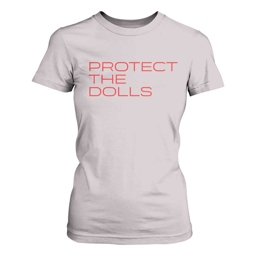 Protect The Dolls T Shirt For Women Pride Month TS10 Ice Gray Print Your Wear