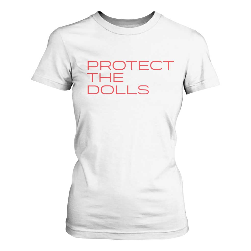 Protect The Dolls T Shirt For Women Pride Month TS10 White Print Your Wear