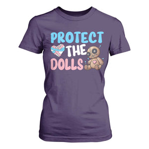 Protect The Dolls T Shirt For Women Transgender Trans Pride TS10 Purple Print Your Wear