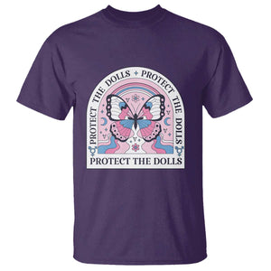 Protect The Dolls T Shirt Trans Women Pride Month Butterfly TS11 Purple Print Your Wear