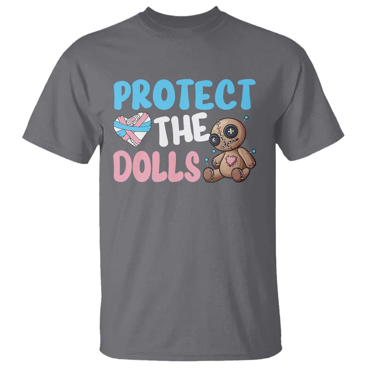 Protect The Dolls T Shirt Transgender Trans Pride TS10 Charcoal Print Your Wear