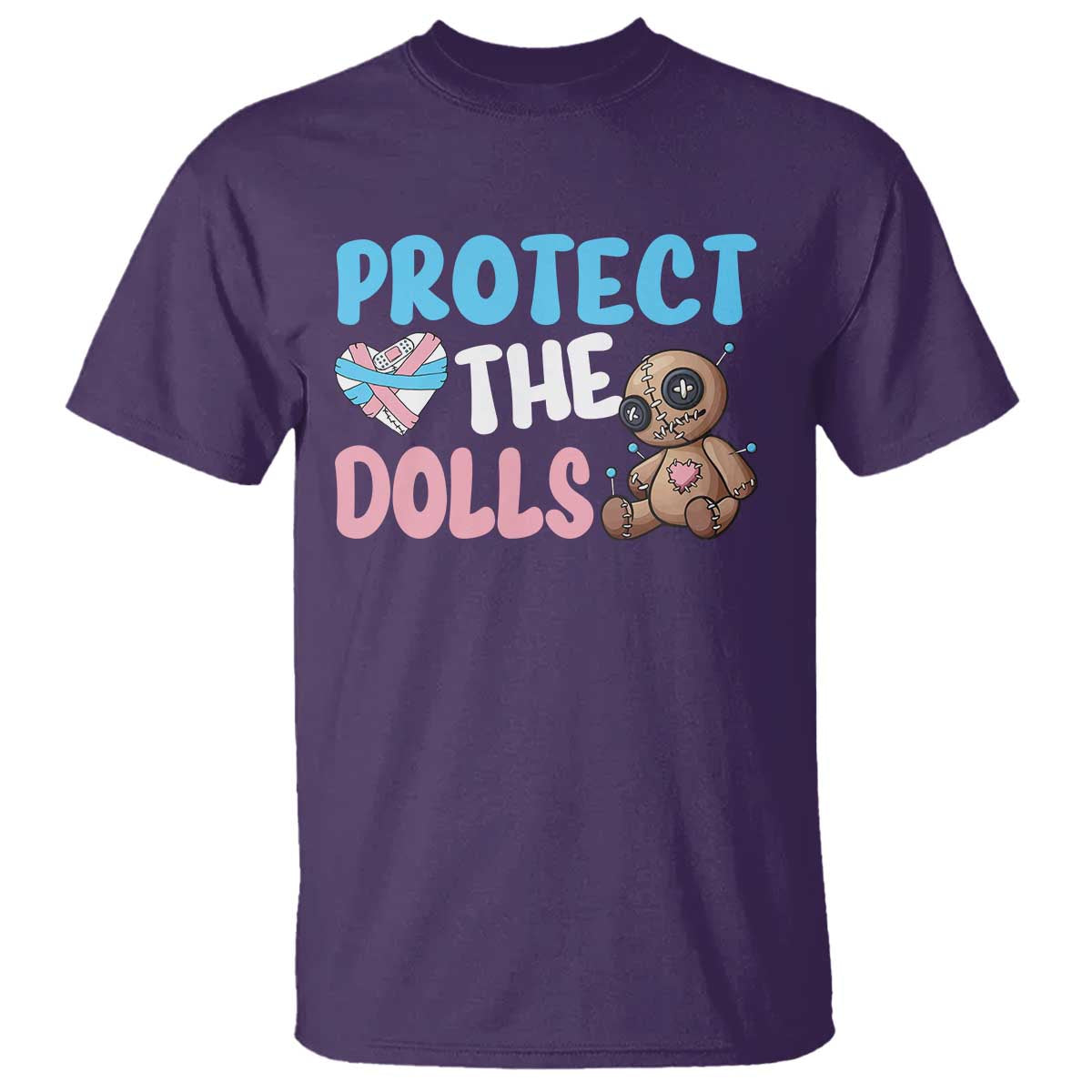 Protect The Dolls T Shirt Transgender Trans Pride TS10 Purple Print Your Wear