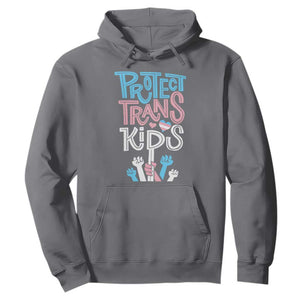 Protect Trans Kids Hoodie Transgender Pride Social Justice TS10 Charcoal Print Your Wear