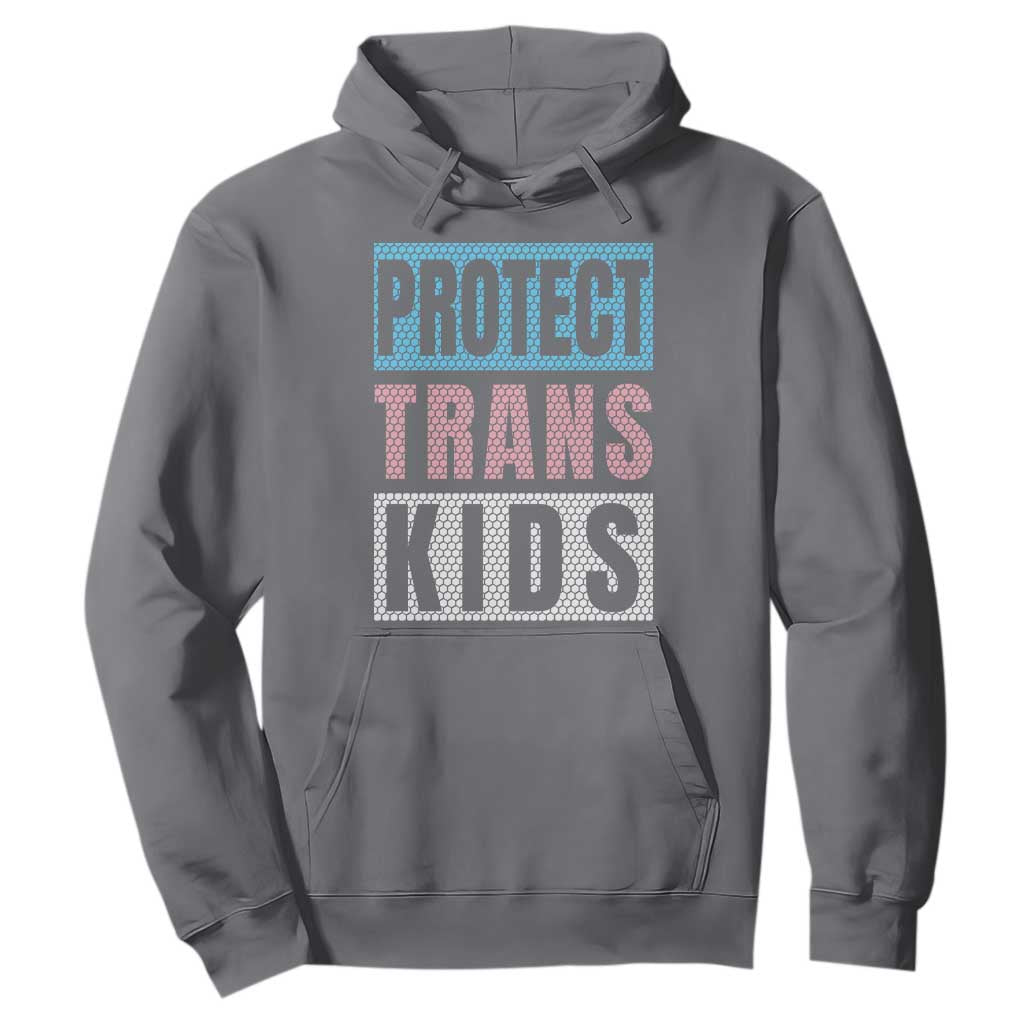Protect Trans Kids Hoodie Transgender Pride Trans Rights Social Justice TS10 Charcoal Print Your Wear