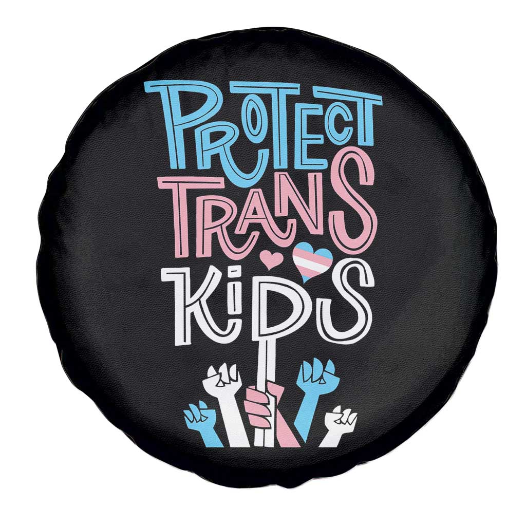 Protect Trans Kids Spare Tire Cover Transgender Pride Social Justice TS10 Print Your Wear