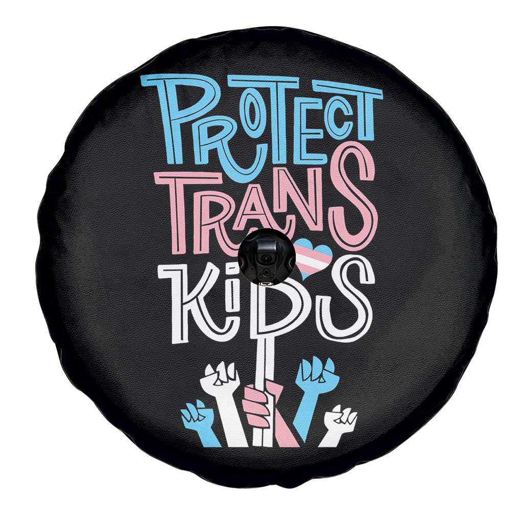 Protect Trans Kids Spare Tire Cover Transgender Pride Social Justice TS10 Print Your Wear