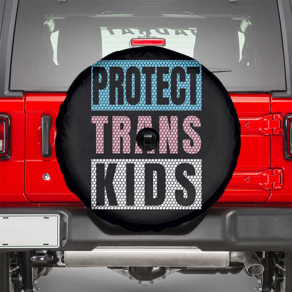 Protect Trans Kids Spare Tire Cover Transgender Pride Trans Rights Social Justice TS10 Black Print Your Wear