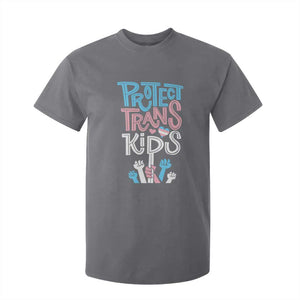 Protect Trans Kids T Shirt For Kid Transgender Pride Social Justice TS10 Charcoal Print Your Wear