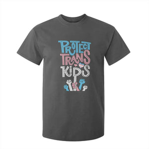 Protect Trans Kids T Shirt For Kid Transgender Pride Social Justice TS10 Dark Heather Print Your Wear