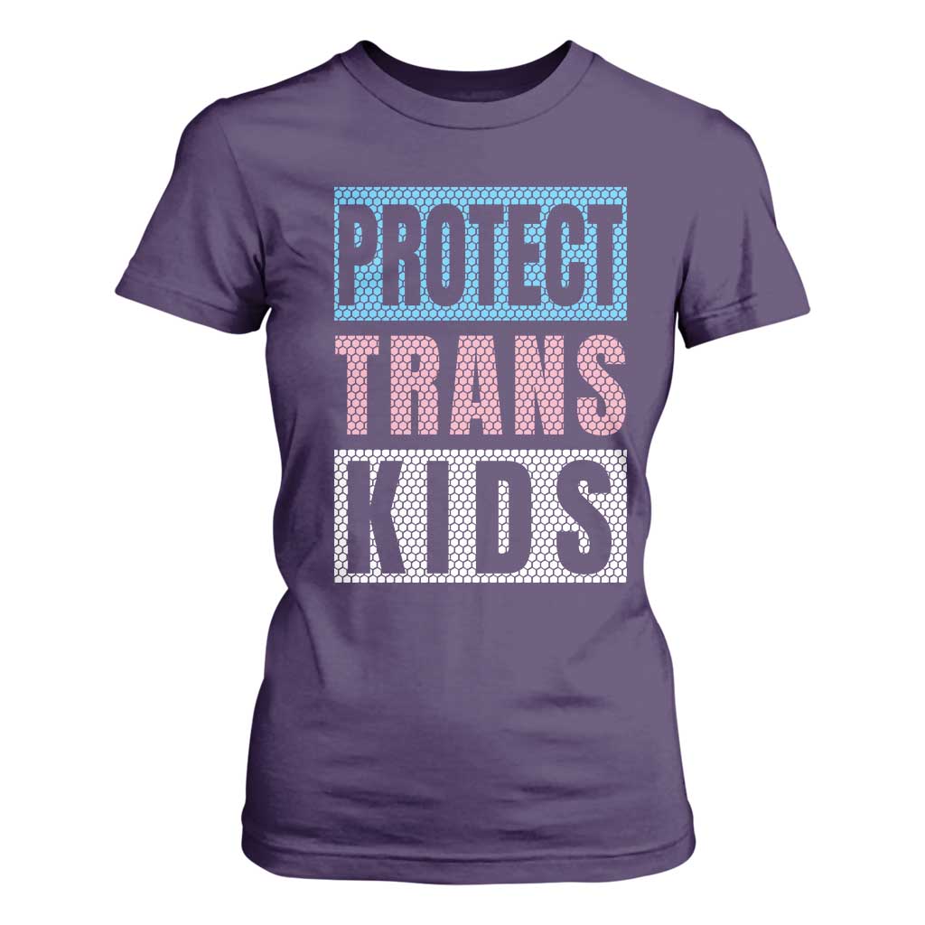 Protect Trans Kids T Shirt For Women Transgender Pride Trans Rights Social Justice TS10 Purple Print Your Wear