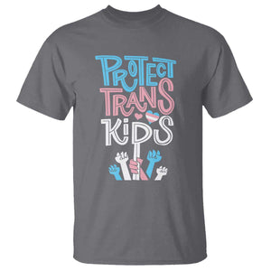 Protect Trans Kids T Shirt Transgender Pride Social Justice TS10 Charcoal Print Your Wear