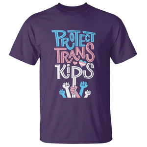 Protect Trans Kids T Shirt Transgender Pride Social Justice TS10 Purple Print Your Wear