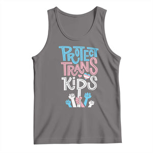 Protect Trans Kids Tank Top Transgender Pride Social Justice TS10 Deep Heather Print Your Wear