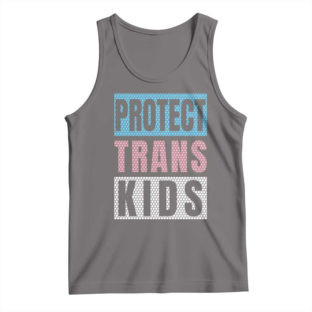 Protect Trans Kids Tank Top Transgender Pride Trans Rights Social Justice TS10 Deep Heather Print Your Wear