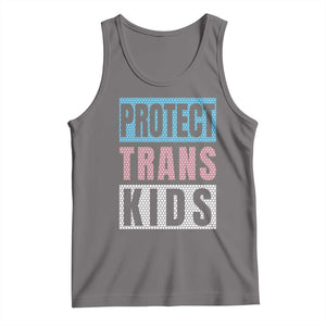 Protect Trans Kids Tank Top Transgender Pride Trans Rights Social Justice TS10 Deep Heather Print Your Wear